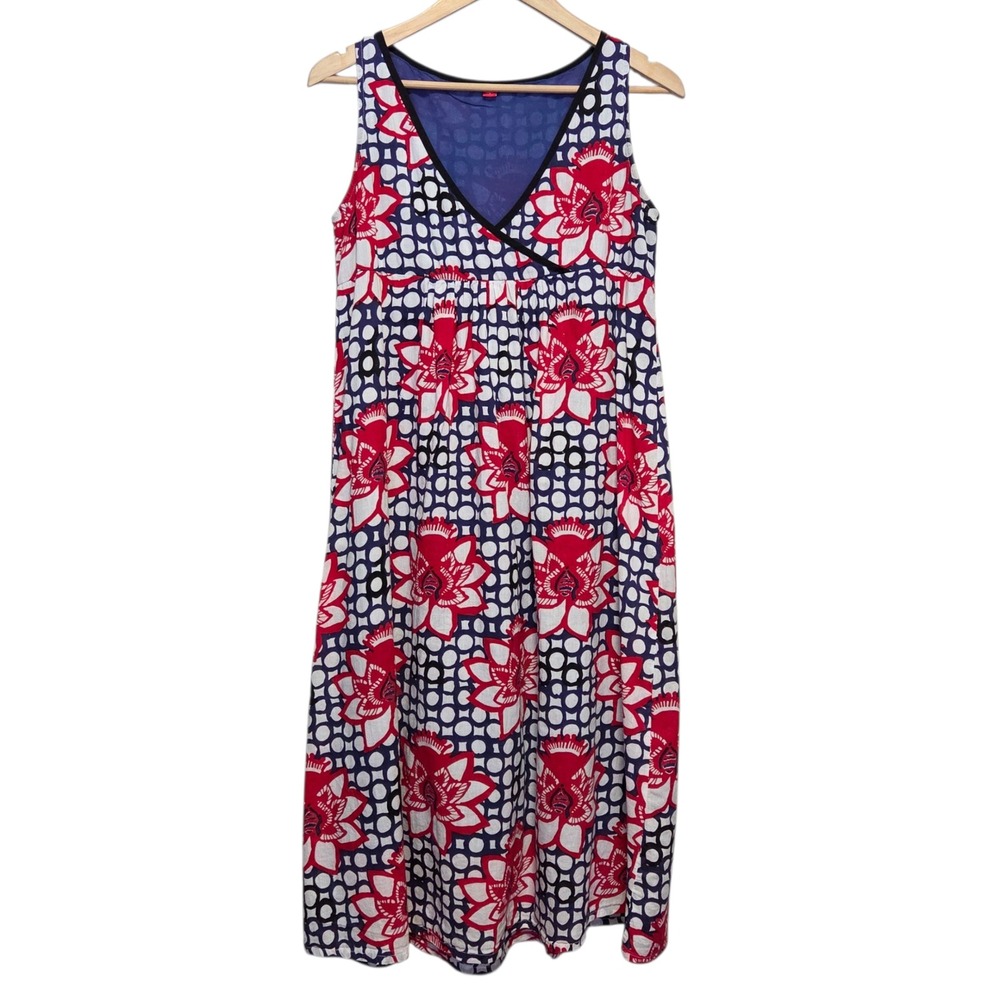 Womens‎ Floral Babydoll Cotton Sundress Size Medium Bloomcore Summer Artsy Y2K